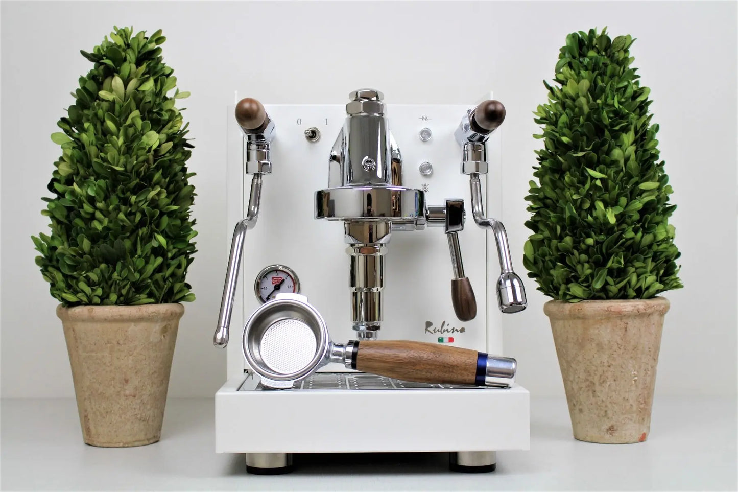Quick Mill - Rubino "All White" Edition Espresso Coffee Machine Quick Mill