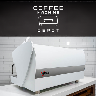 Wega Polaris - XTRA EVD 3 Group Commercial Espresso Machine Low Cup (White)