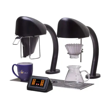 Wilbur Curtis Twin Black Single Cup Undercounter Coffee Brewer Wilbur Curtis