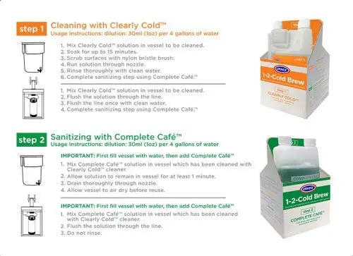 Crysalli 1-2 Cold Brew System Cleaner and Sanitizer Crysalli