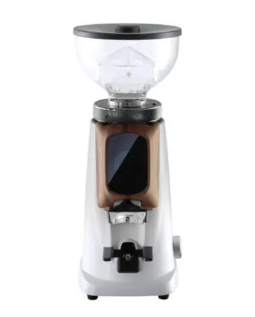 Fiorenzato All Ground PLUS Coffee Grinder - Artic White and Walnut Wood Fiorenzato