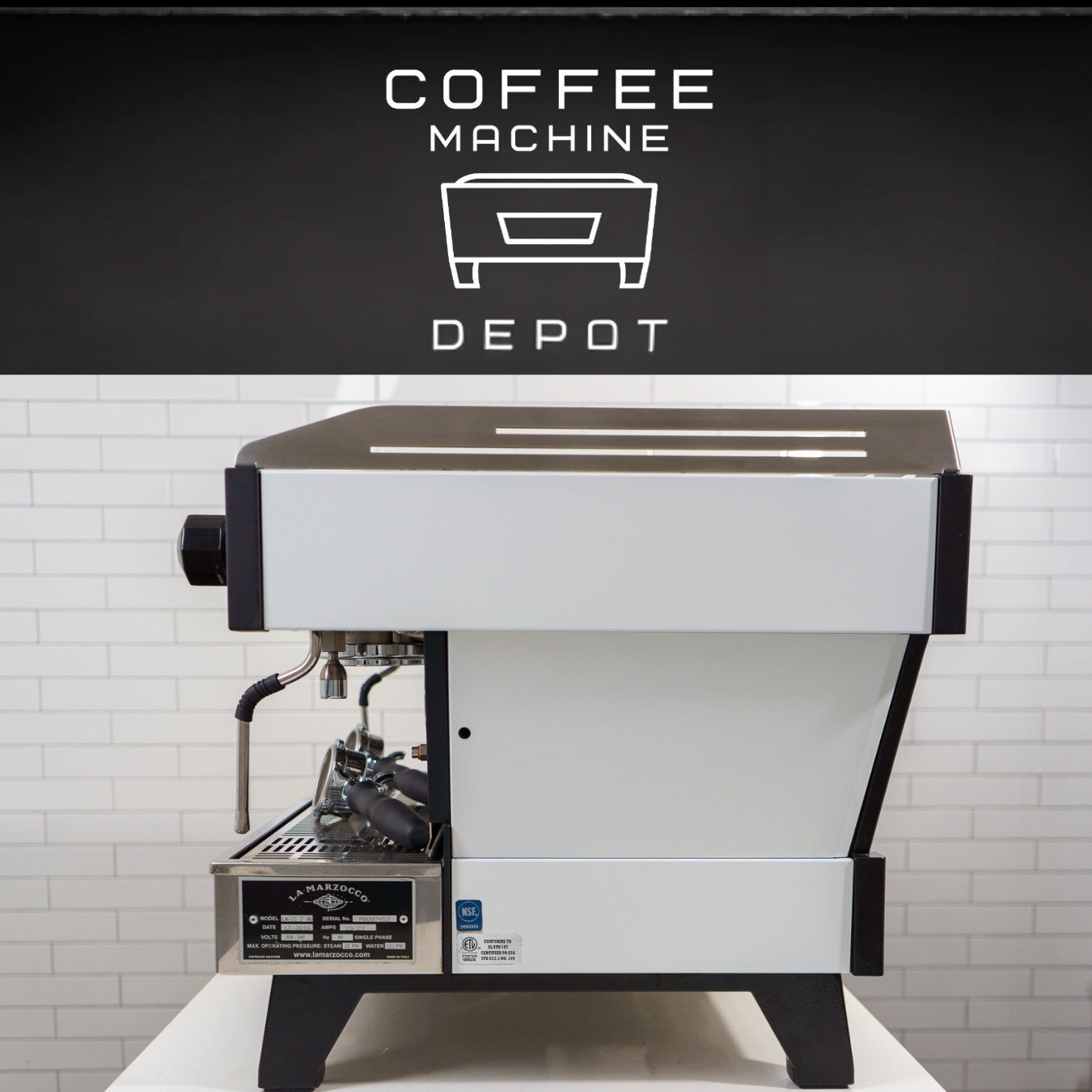 La Marzocco Linea PB 2gr Commercial Espresso Machine - Custom White