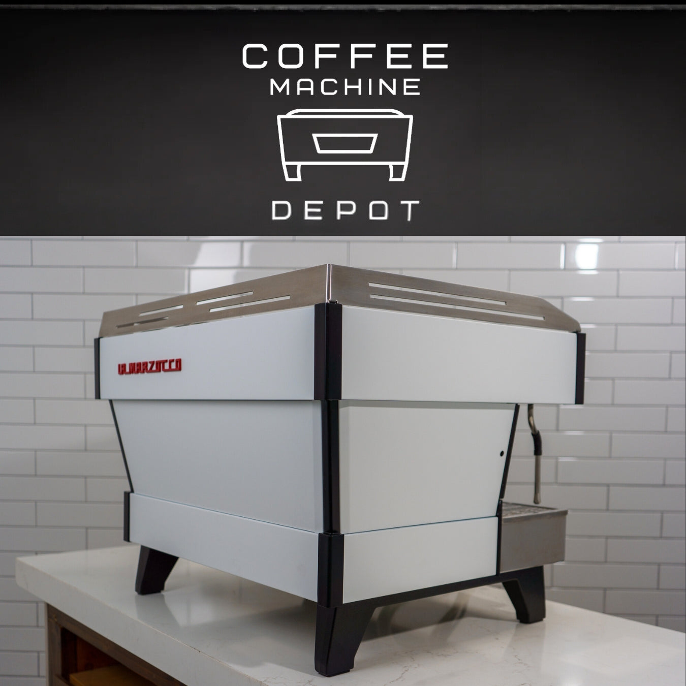 La Marzocco Linea PB 2gr Commercial Espresso Machine - Custom White