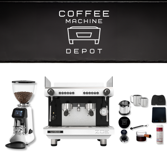 SanRemo Zoe - 2 Group Compact 110V Combo Package Commercial Espresso Machine